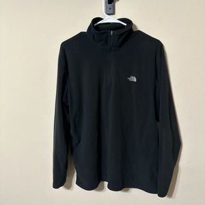 The North Face Vintage black Zip-Upfleece jacket